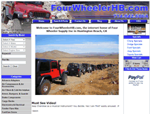 Tablet Screenshot of fourwheelerhb.com